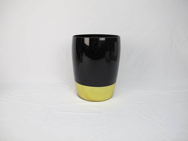 GLBR-170021 雙色玻璃衛浴組(黑色/金色)
