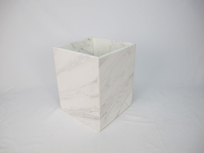 MABR-170001  White marble bathroom set